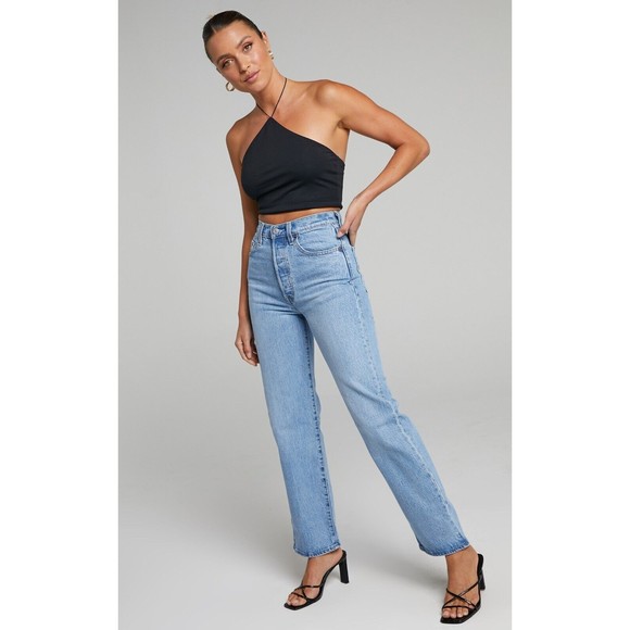 Levi's Ribcage light blue jeans 24 - Picture 2 of 14